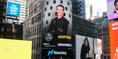 Adeption makes NASDAQ milestone