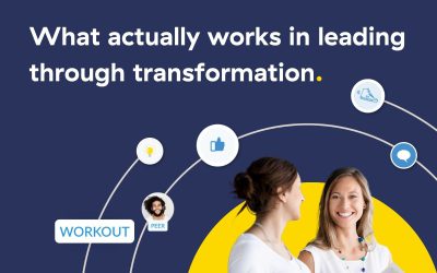 What actually works in leading through transformation